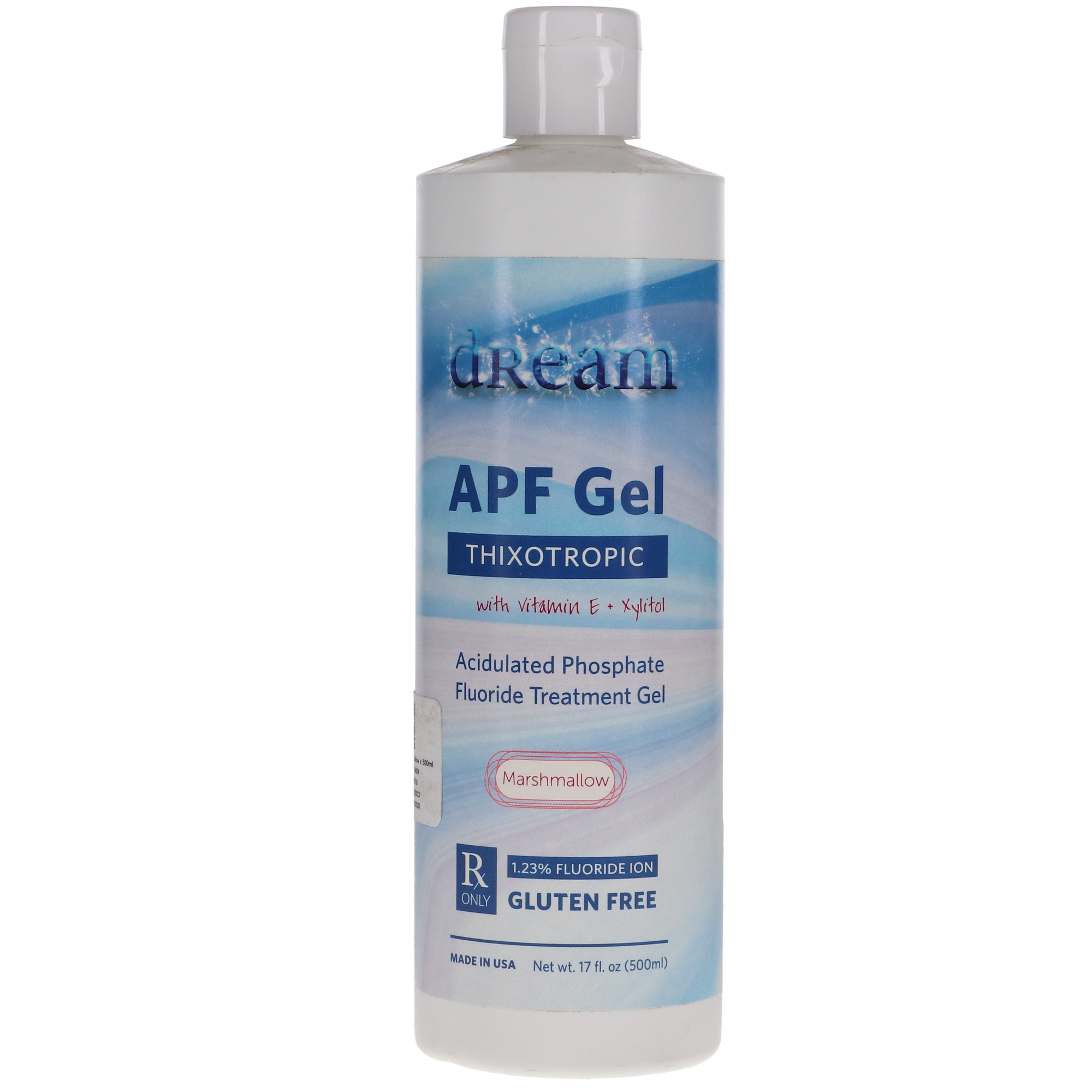 Fluoride Gel, 1.23% APF, 60-Second, 16 oz, Marshmallow, 1/Pk, APF-MSH product image