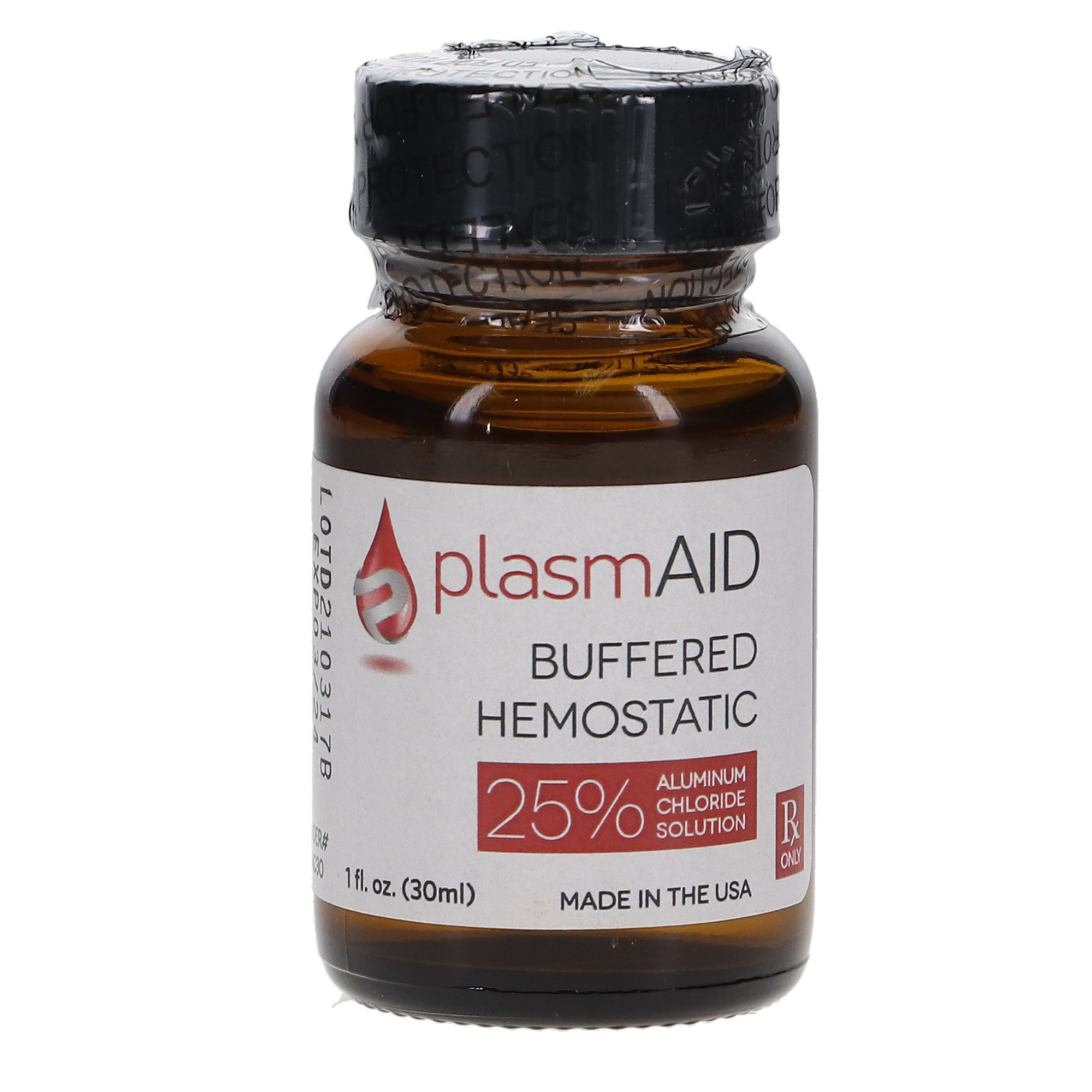 Plasmaid Buffered Hemostatic Solution, 25% Aluminum Chloride, 30 ml, 1/Pk, HEMAC-30 product image