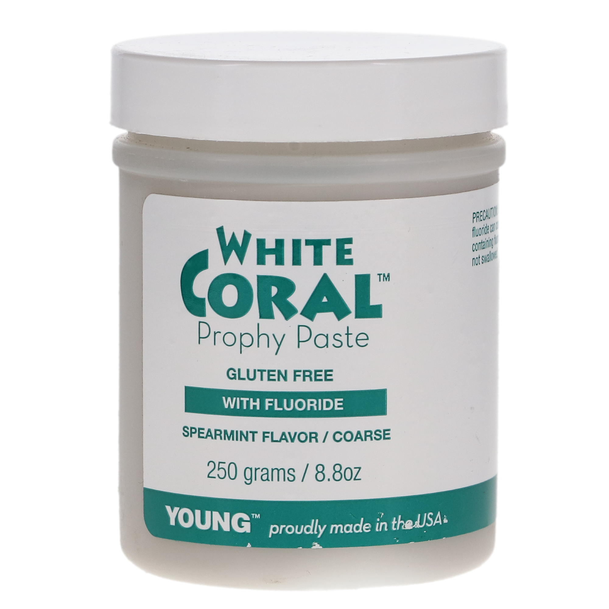 White Coral Prophy Paste, with Fluoride, Coarse, Mint, 250 g product image