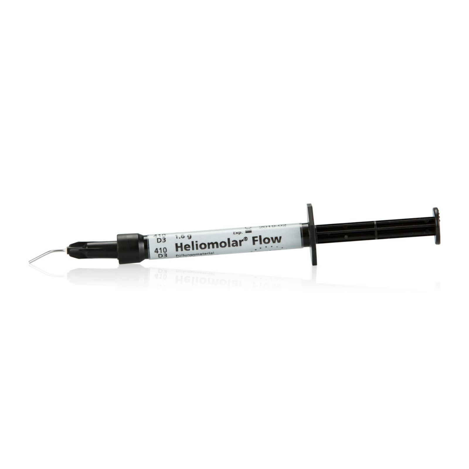 Heliomolar Flow Microfilled Resin Composite, Light-Cure, Syringe Refill, 1.6 g, 410/D3, 1/Pk, 557033 product image