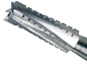 Standard Operative Carbide Burs, HP, Straight Flat End Cross Cut, # 559, 10/Pk, 14877 product image