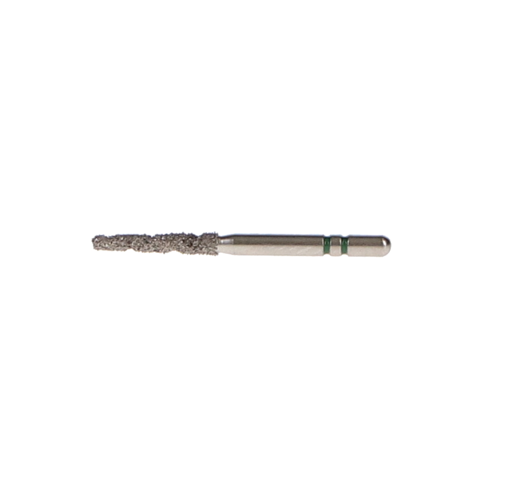 Two Striper TS2000 Spiral Cut Diamond Burs, FG, Round-End Taper, 2004.9, 1.6 mm, Coarse, Green, 5/Pk, 2000049 thumbnail 6
