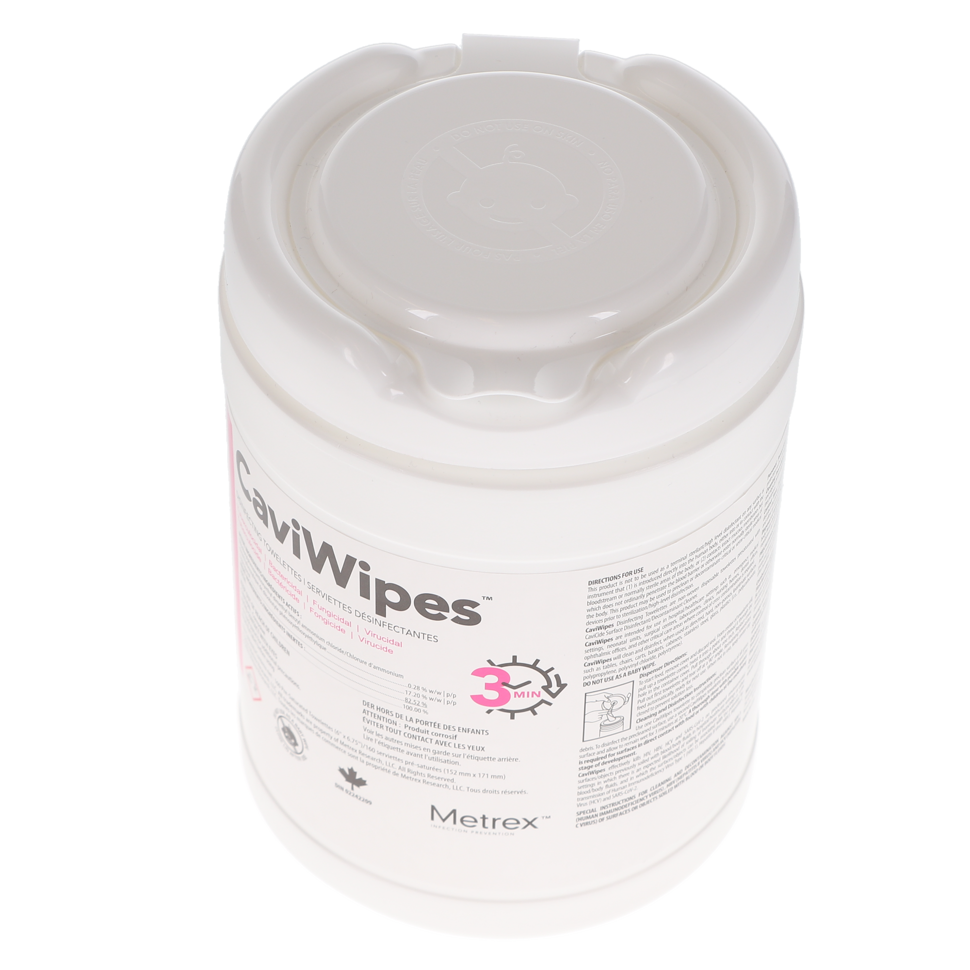 CaviWipes, 6" x 6.75", Large, 160 Wipes/Pk thumbnail 3