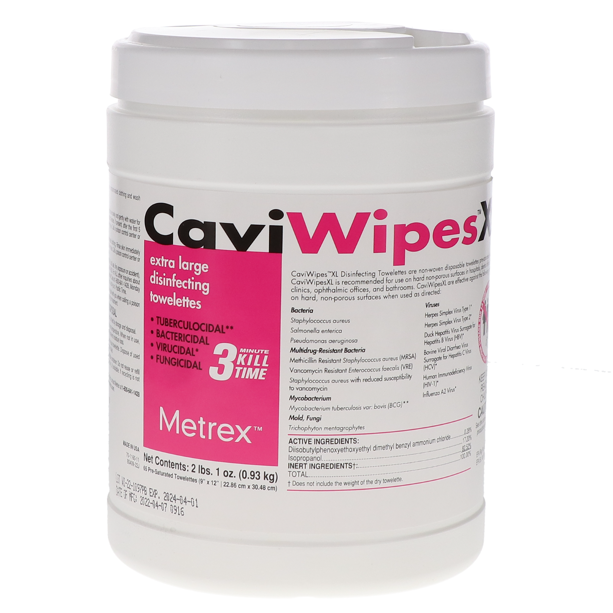 CaviWipes Towelettes XLarge 66/Cn thumbnail 6