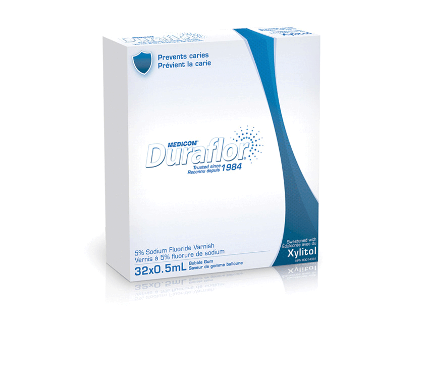 Duraflor Fluoride Varnish, 5% Sodium Fluoride, Unit Dose, 0.25 ml, Bubblegum, 200/Pk product image