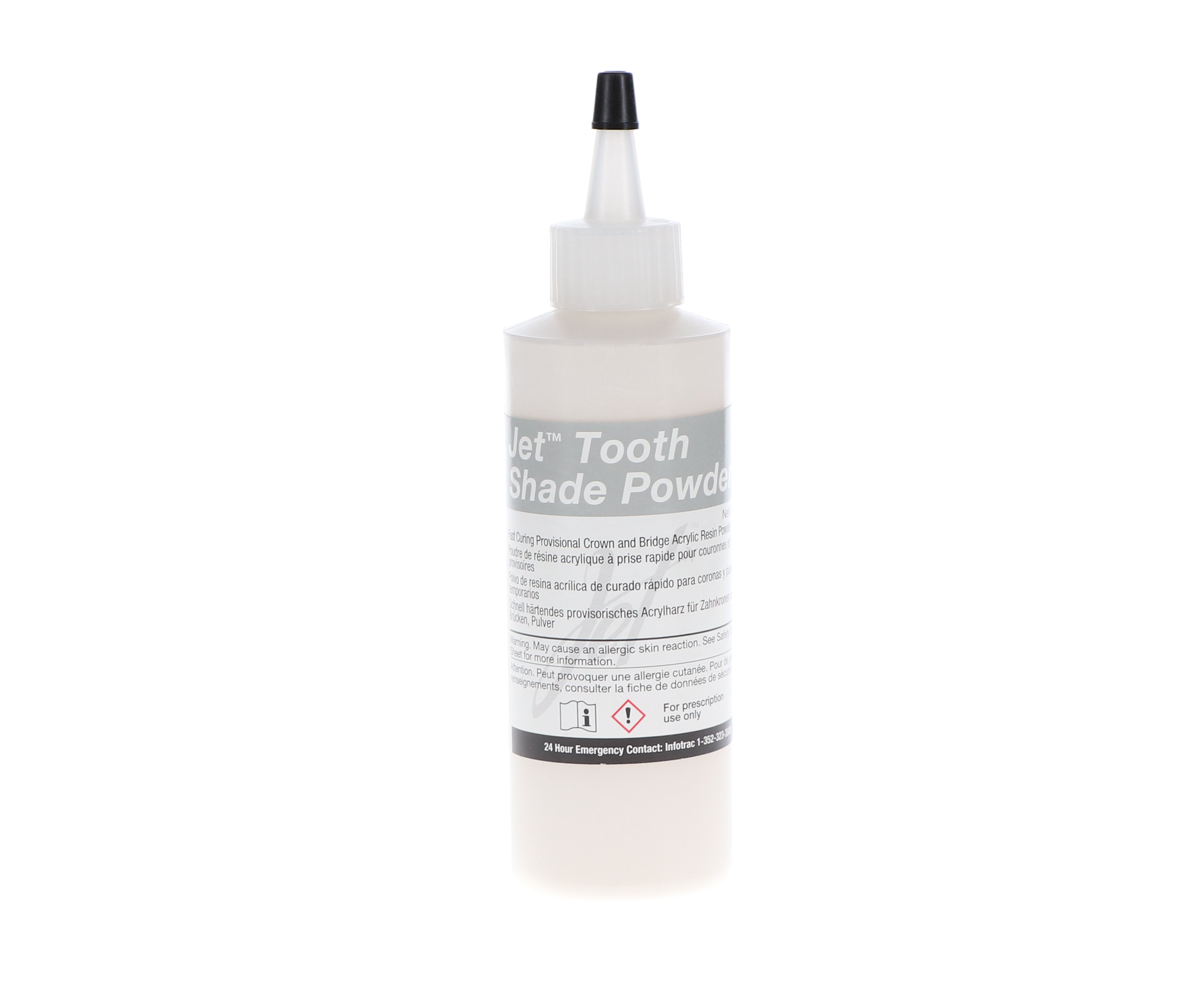 Jet Tooth Shade Temporary C&B Acrylic Resin, Powder, # 69, 4 oz, C2, 1/Pk product image