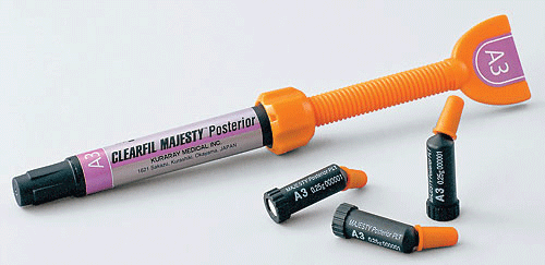 Clearfil Majesty Posterior Resin Composite, Light-Cure, PLT Refill, Universal Viscosity, 0.25 g, E2, 20/Pk, 2700KA product image