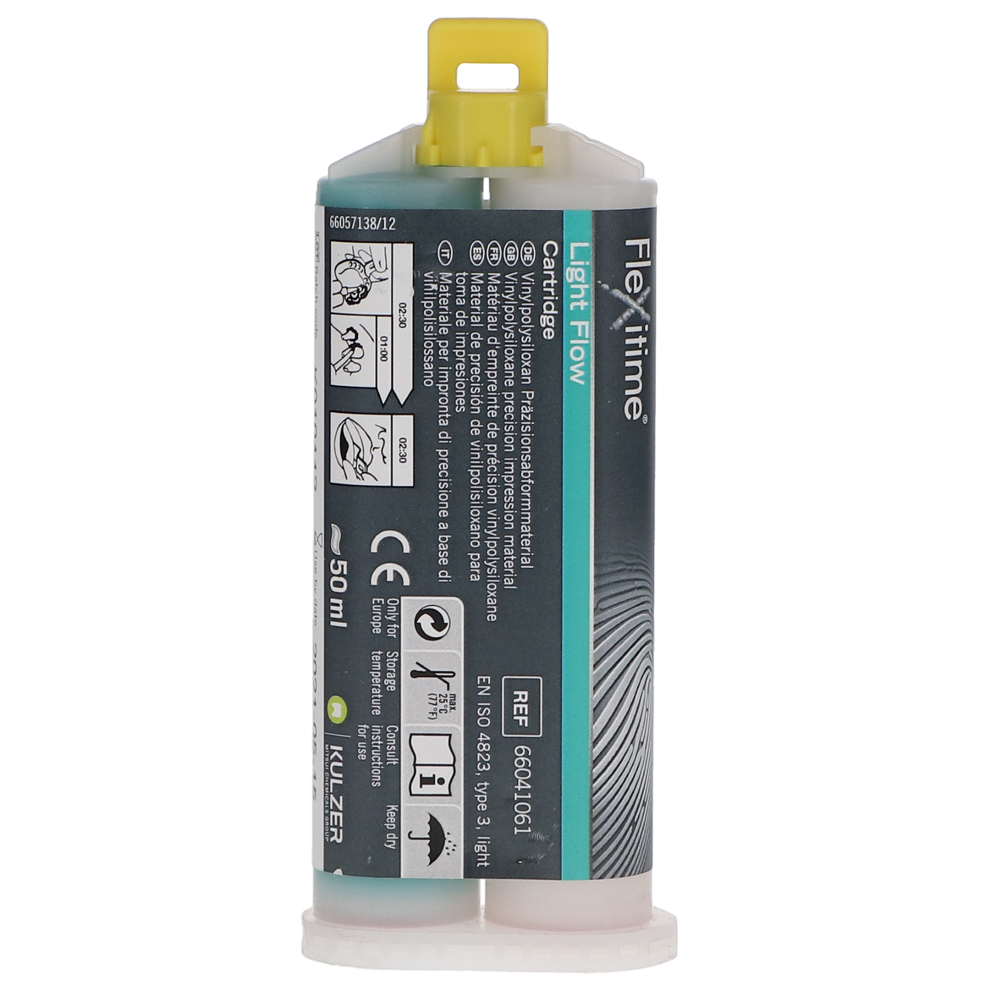 Flexitime VPS Precision Impression Material, Cartridge Bulk Pack, Light Flow, 50 ml, 1/Pk, 66041061 product image