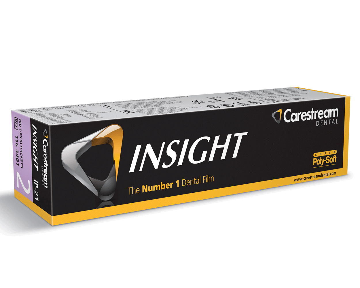 Insight Film IP-21 Paper, Single Film, Standard, Adult, # 2, 150/Pk thumbnail 8