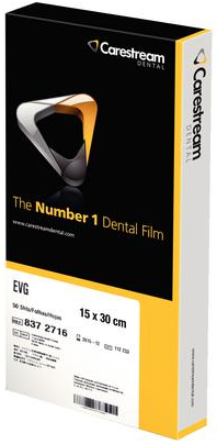 Ektavision Panoramic Film EVG15, 15 cm x 30 cm, Green Sensitive, 50/Pk product image