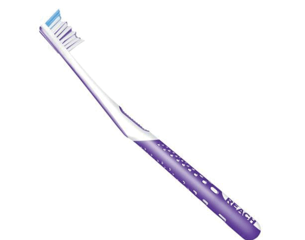 Reach Total Care Floss Clean Compact Soft Toothbrush 12/Pk product image