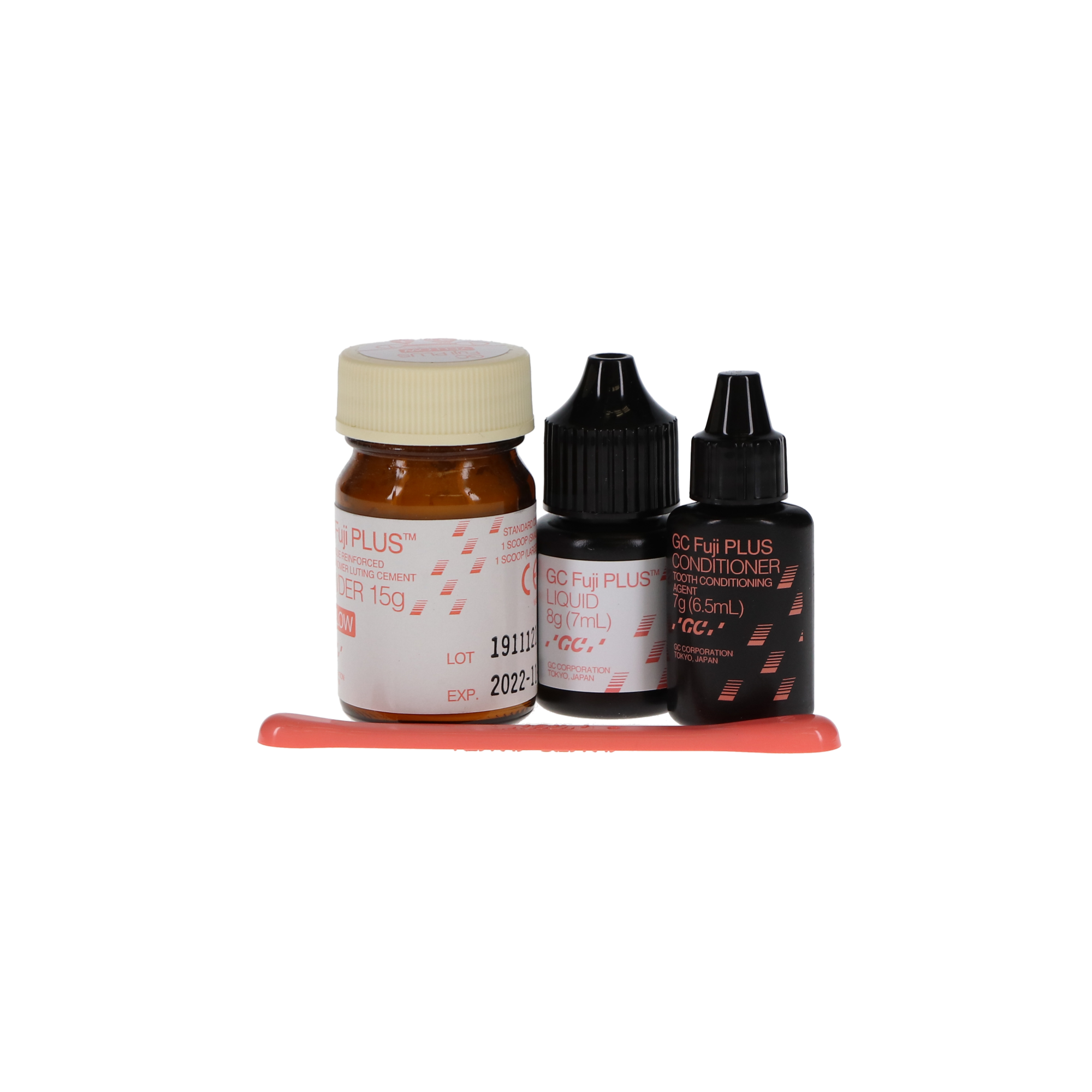 Fuji Plus Radiopaque Reinforced Glass Ionomer Luting Cement, 1:1 Package, 1/Pk product image