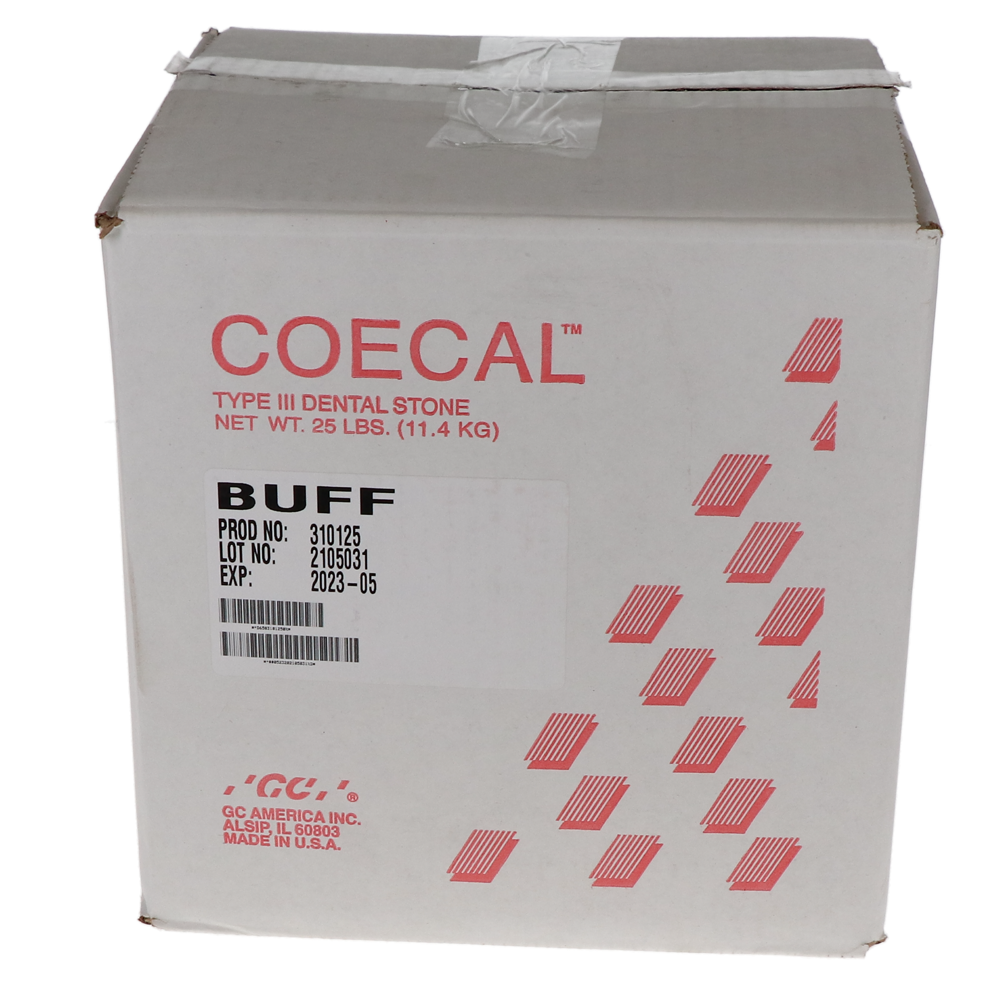 COECAL Laboratory Stone, Buff, 25 lbs, 1/Pk, 310125 product image