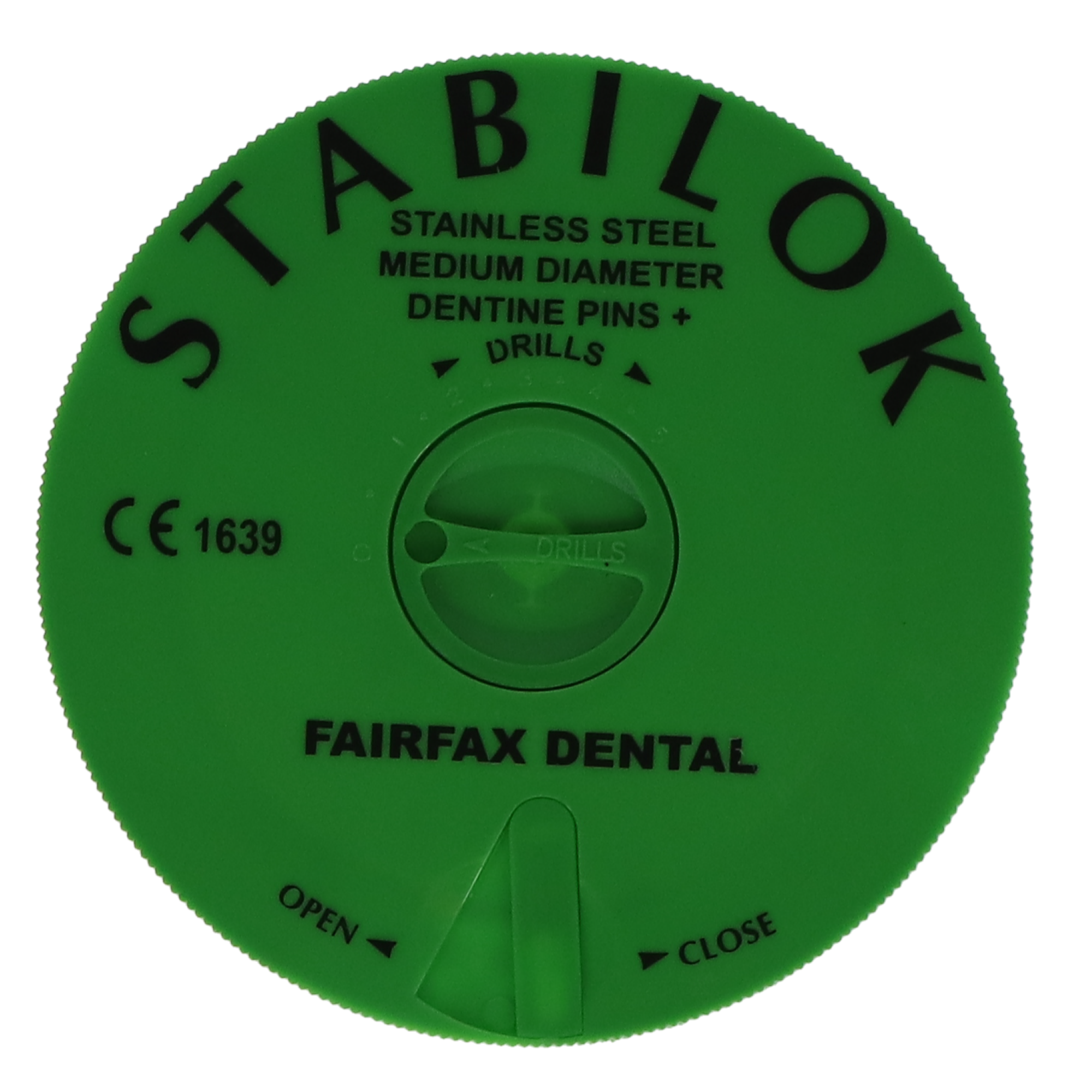 Stabilok Dentin Pins, Stainless Steel, Economy Kit, 0.027", Green, 100/Pk, 60052 thumbnail 2