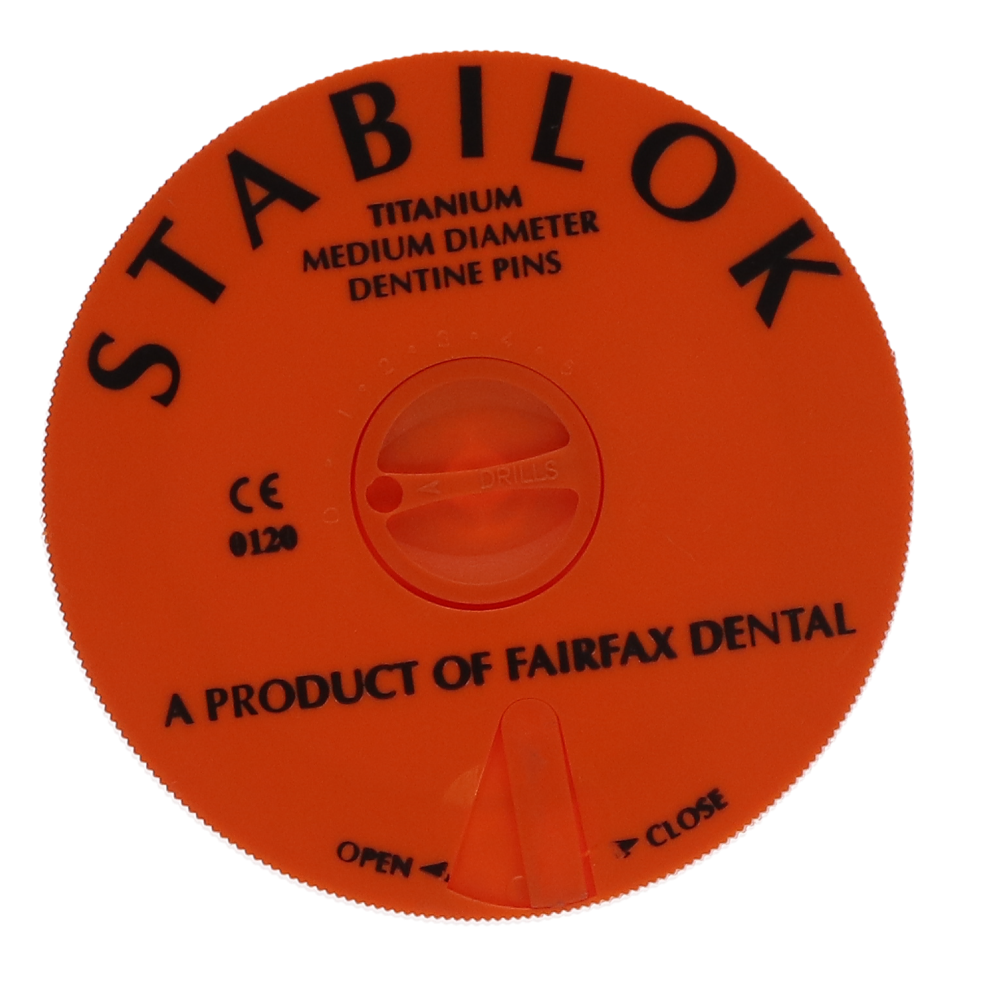 Stabilok Dentin Pins, Titanium, Economy Kit, 0.027", Orange, 100/Pk, 60054 thumbnail 2