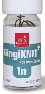 GingiKnit+ Retraction Cord, Non-Impregnated, # 1, Medium, 1n, 1/Pk product image