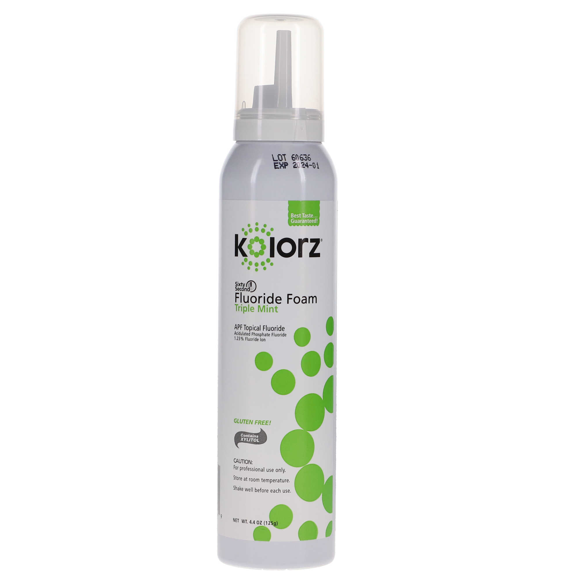 Kolorz Fluoride Foam, 4.4 oz/Bt, Triple Mint, 1/Pk product image