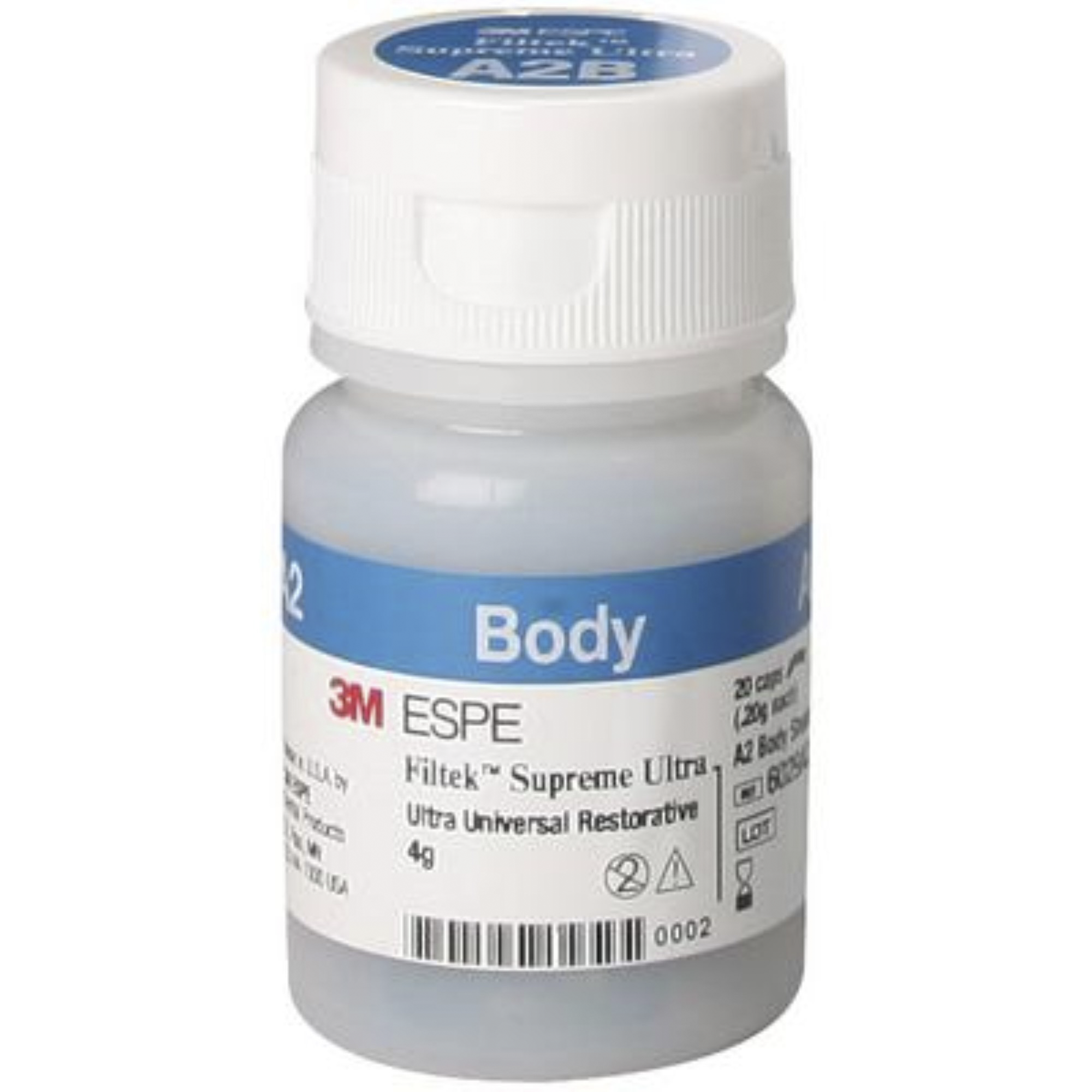 Filtek Supreme Ultra, Capsule Refill, 0.2 g, Body, A2, 20/Pk image