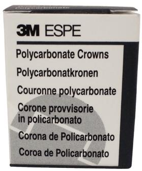 Polycarbonate Crowns, Adult, First Bicuspid, # 42, Universal Shade, 5/Pk, P42 image