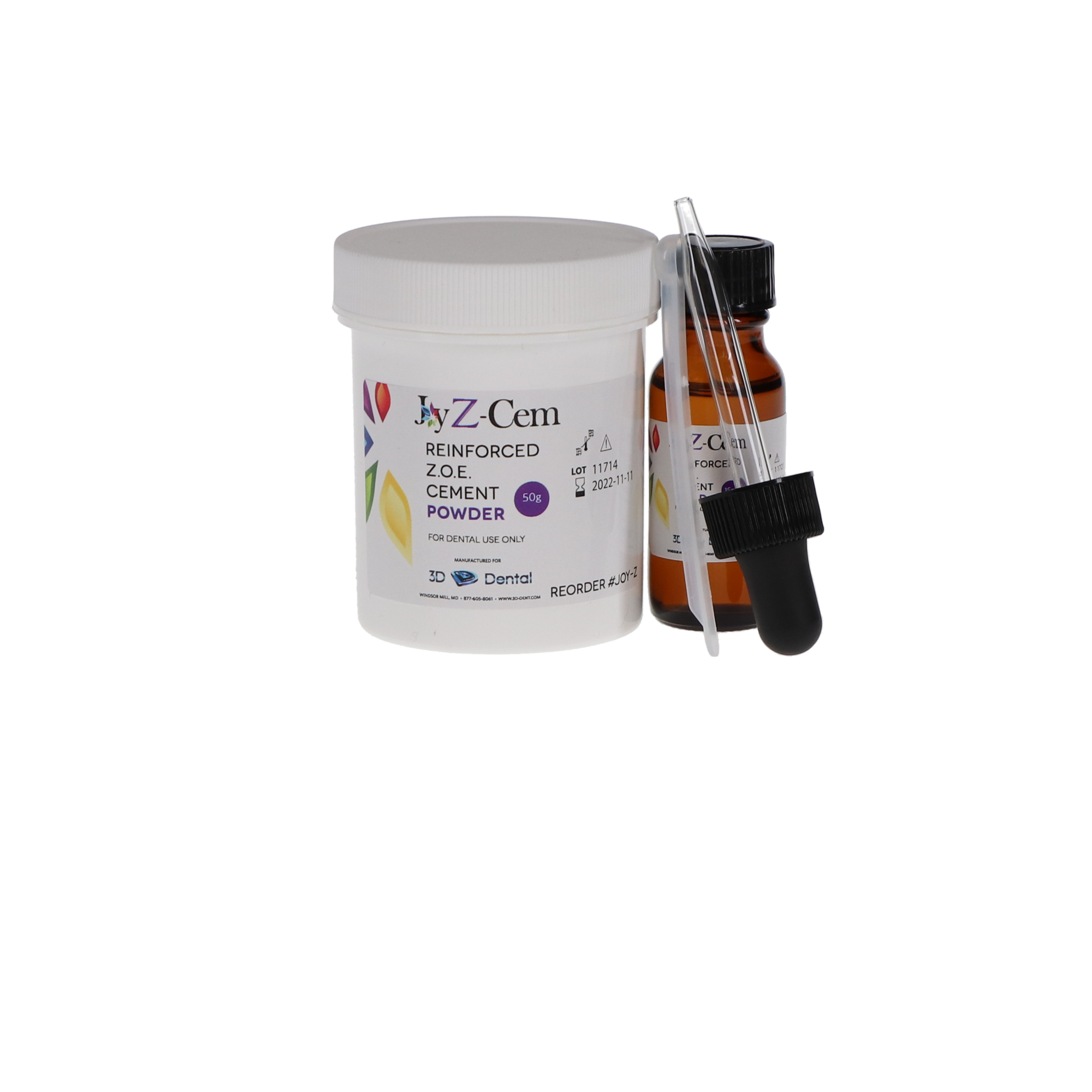 ZOE Cement, IRM-Like Filling Material, Self-Cure, Standard Kit, 1/Pk, JOY-Z product image