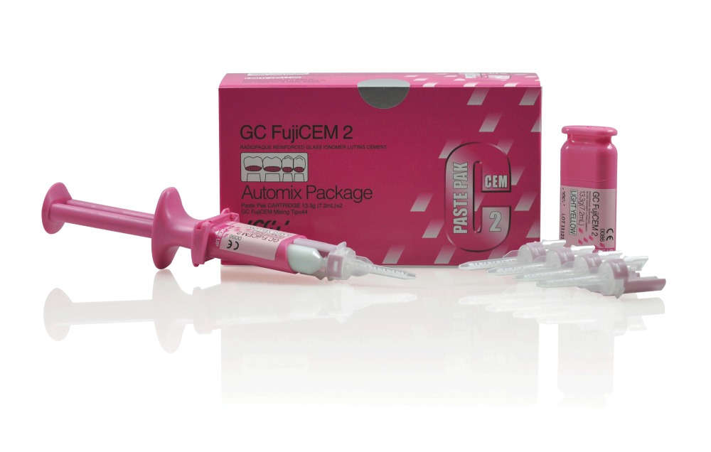 FujiCEM 2 Glass Ionomer Luting Cement, (Slide & Lock Tips) Automix Starter Kit, 1/Pk, 441001 product image