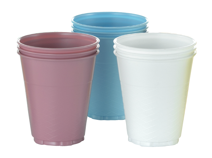 SafeBasics Disposable Plastic Drinking Cups, 5 oz, Blue, 1000/Pk, 112 product image