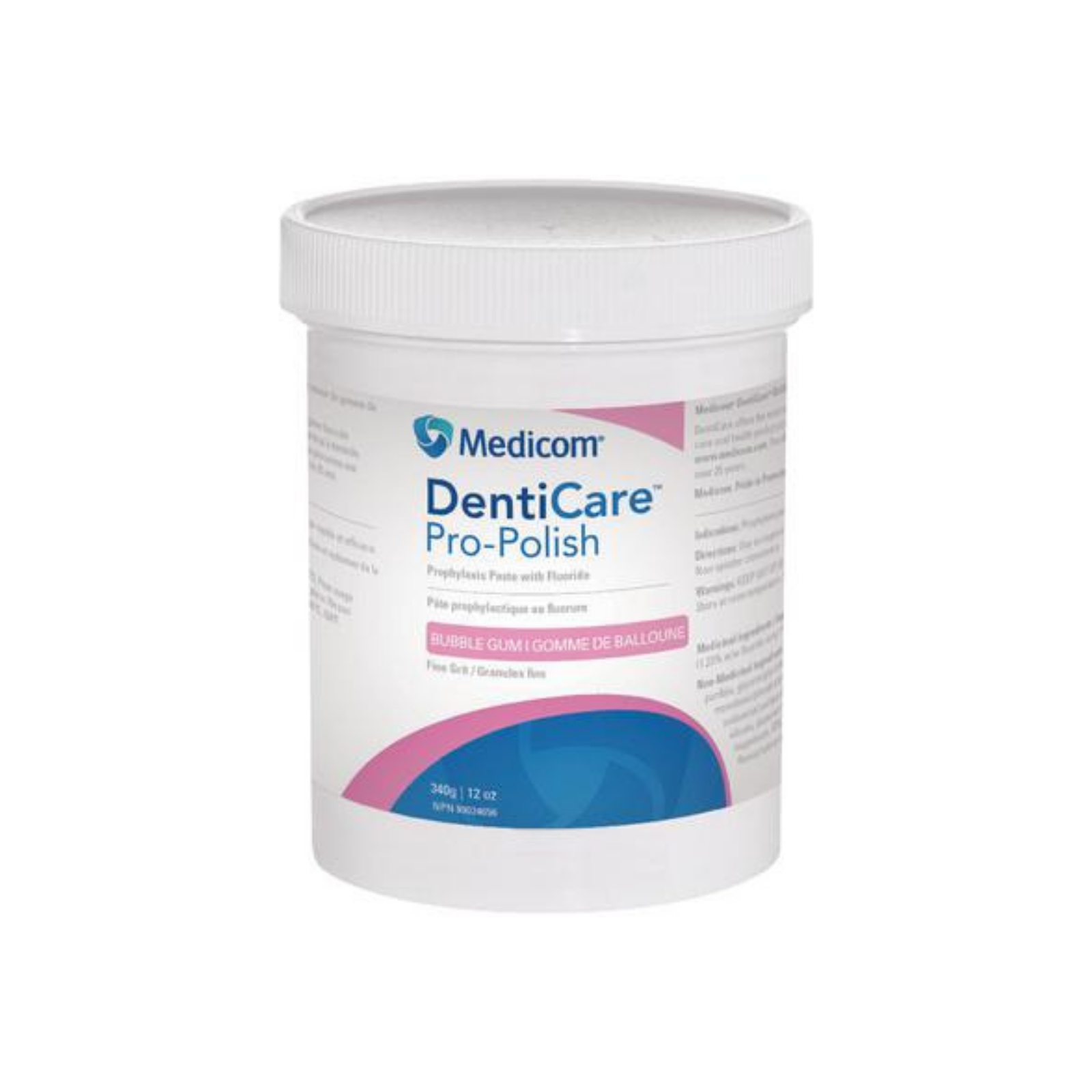 DentiCare, Pro-Polish, Prophy Paste Jars, 340 g, Fine, Bubblegum, 1/Pk, 10031-FBGUN product image