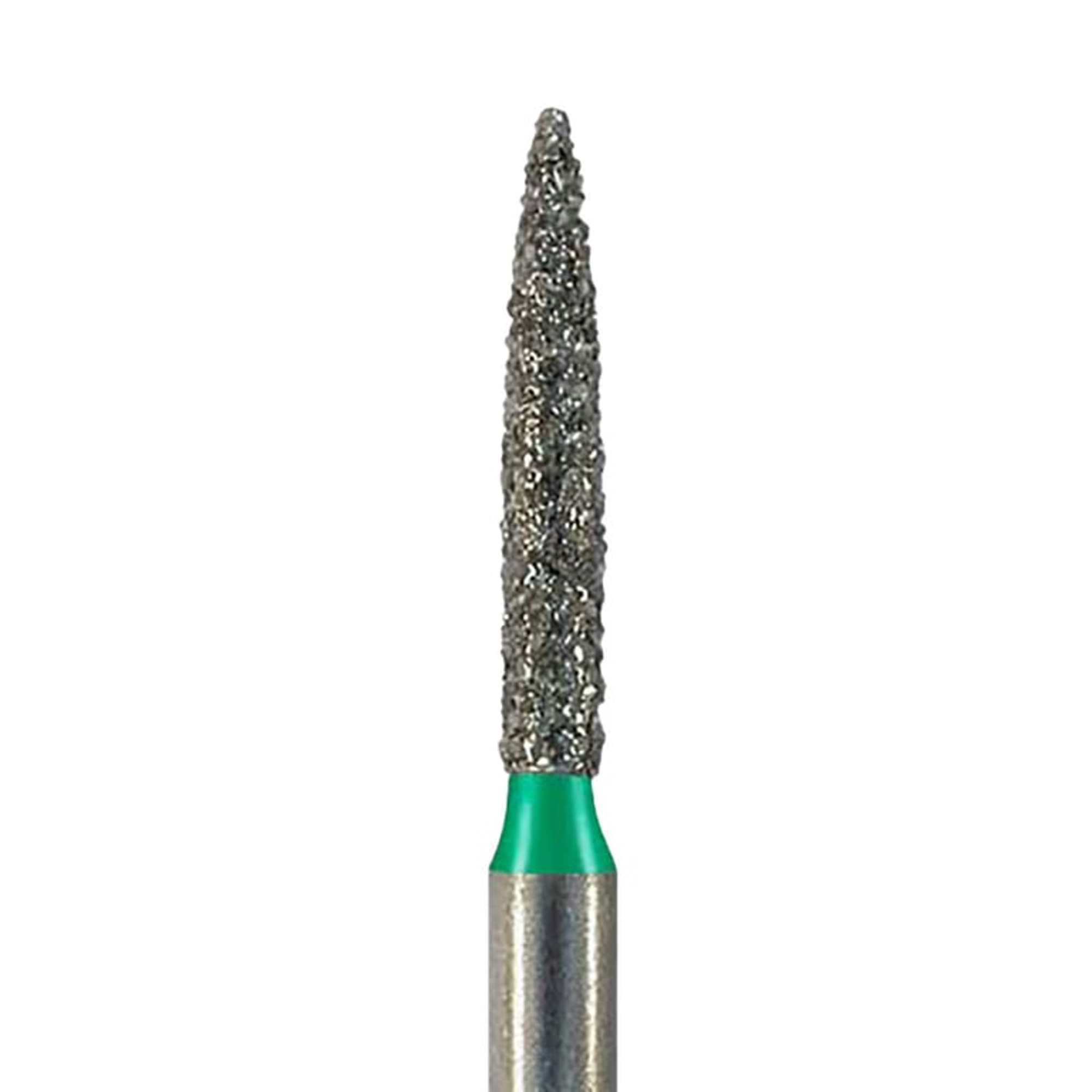 NeoDiamond Operative Diamond Single-Use Bur, FG, Flame, 1.2 mm, Coarse, 25/Pk 1512.8C product image