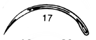 Miltex - Suture Needles 3/8 Cir Cutting #17 12/Pk product image