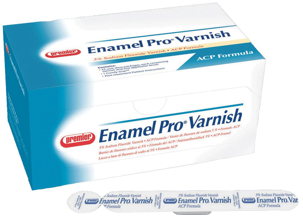 Enamel Pro Varnish, 5% Sodium Fluoride, 0.40 ml, VanillaMint, 200/Pk product image