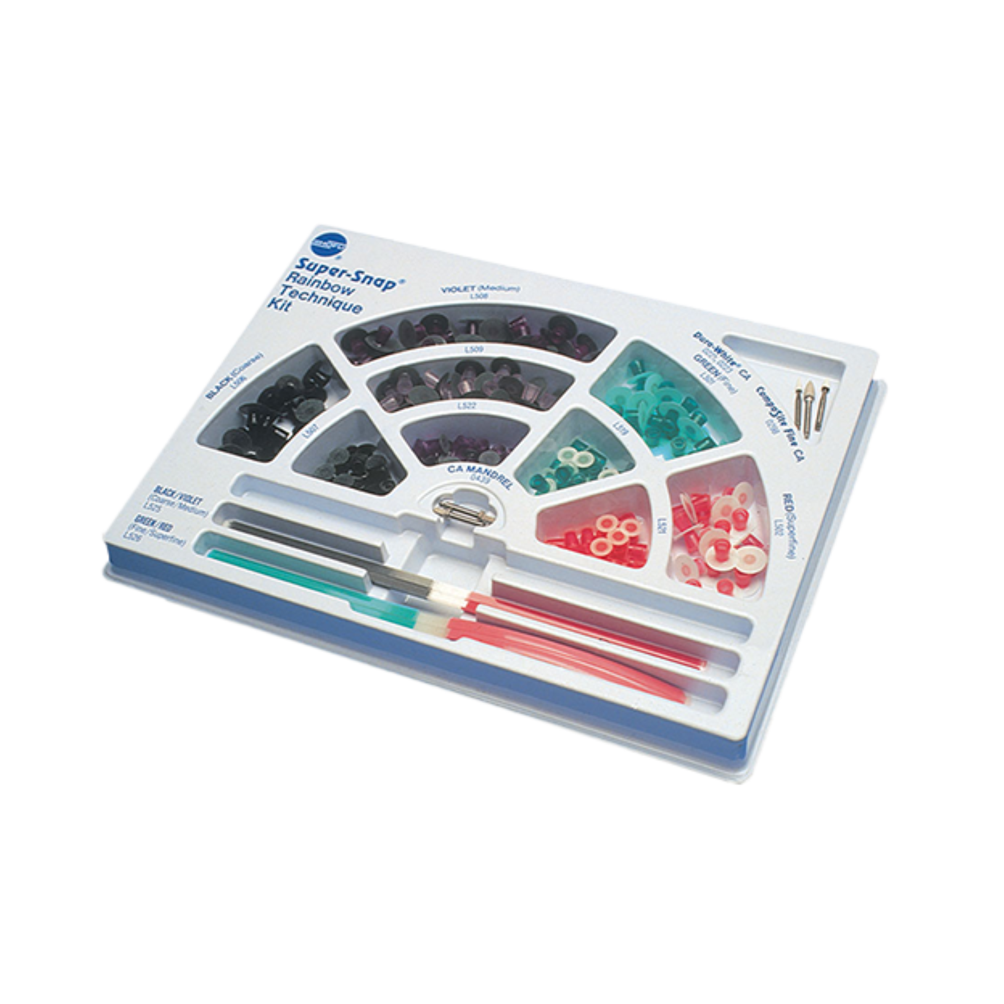 Super-Snap Disks, CA, Rainbow Technique Kit, Assorted, 180/Pk, 0500 product image