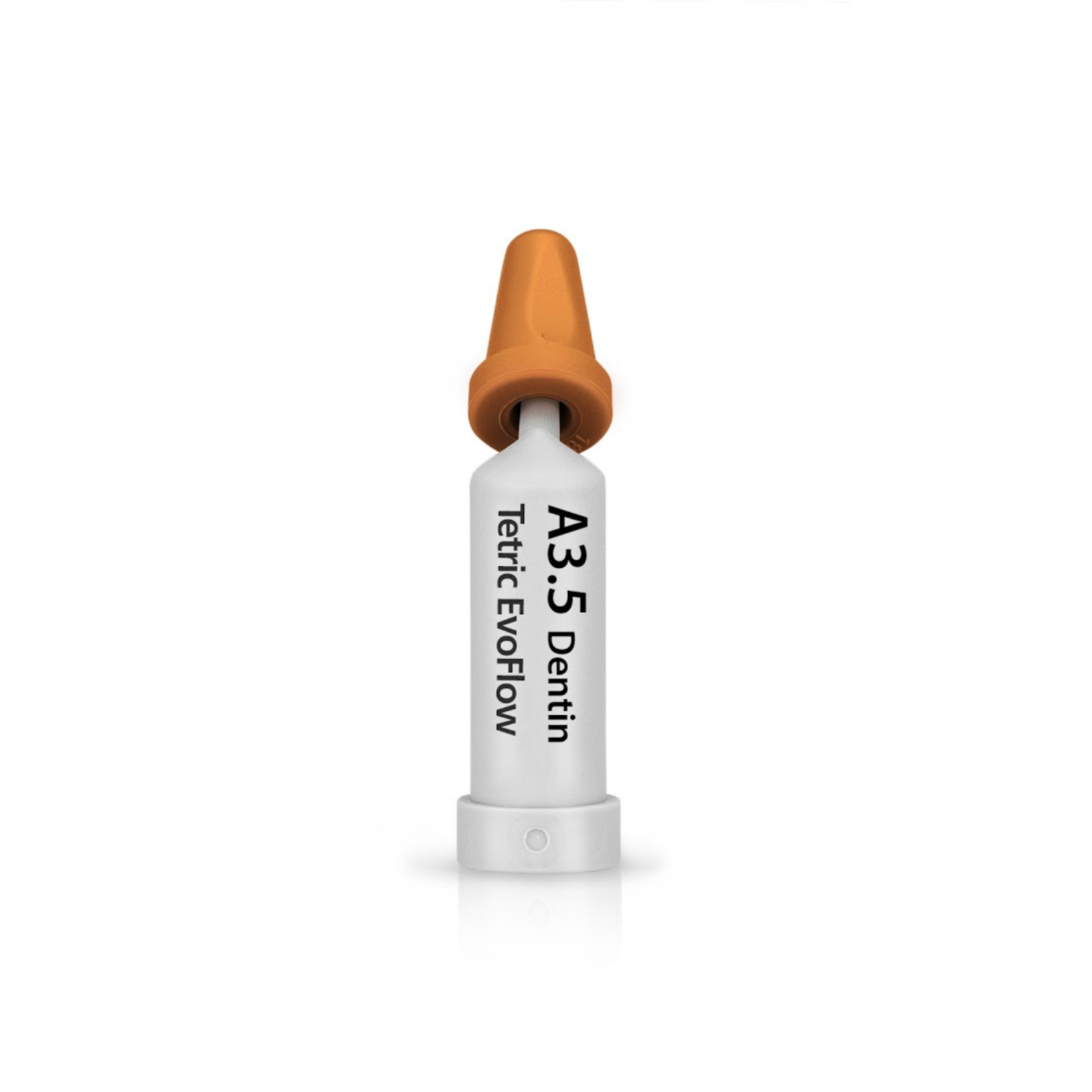 Tetric EvoFlow Nano-Optimized Composite, Light-Cure, Cavifil Refill, 0.2 g, A3.5 Dentin, 20/Pk, 595994 product image