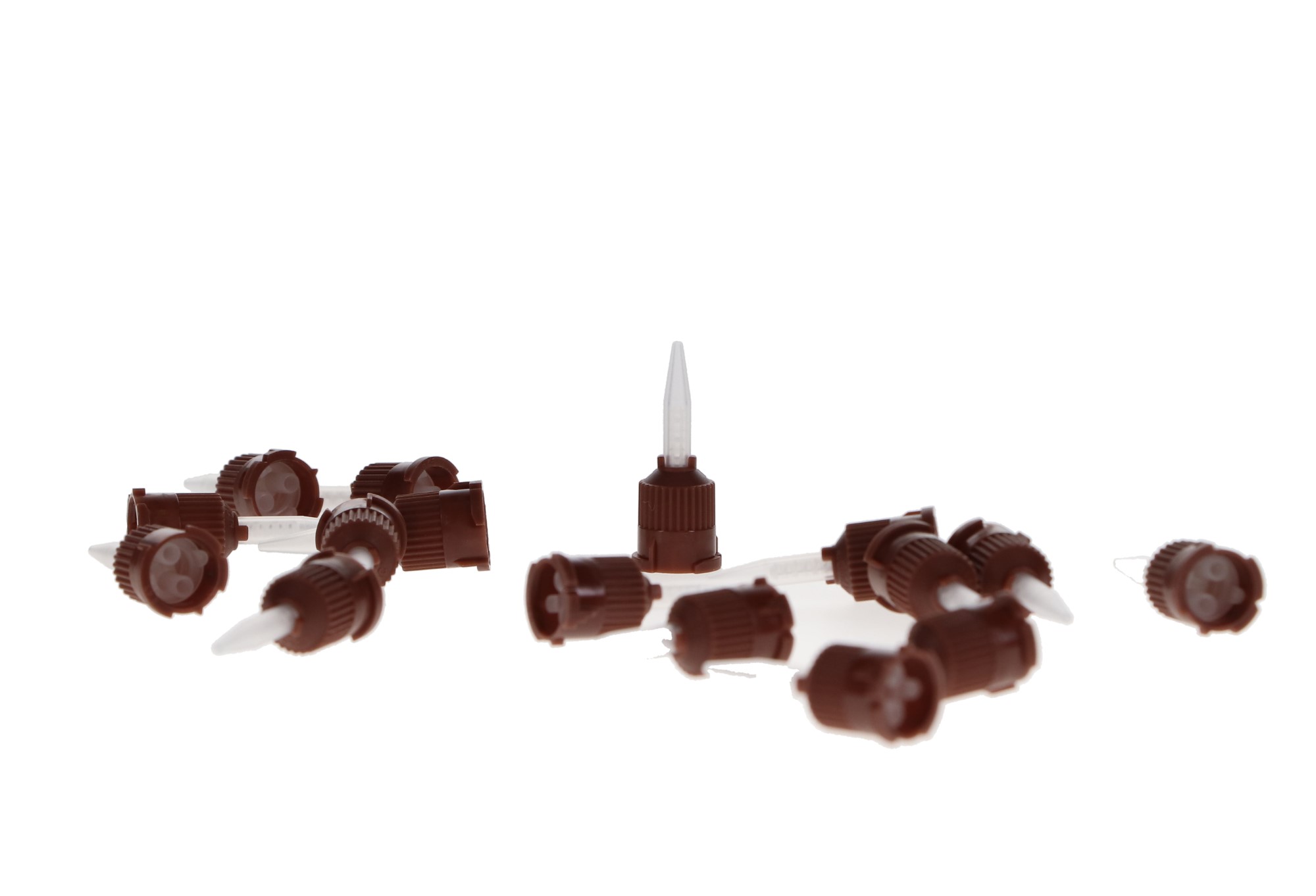 Temporary Cement T-Style Mixing Tips, 1:1, Brown, 25/Pk, MTB-T thumbnail 3