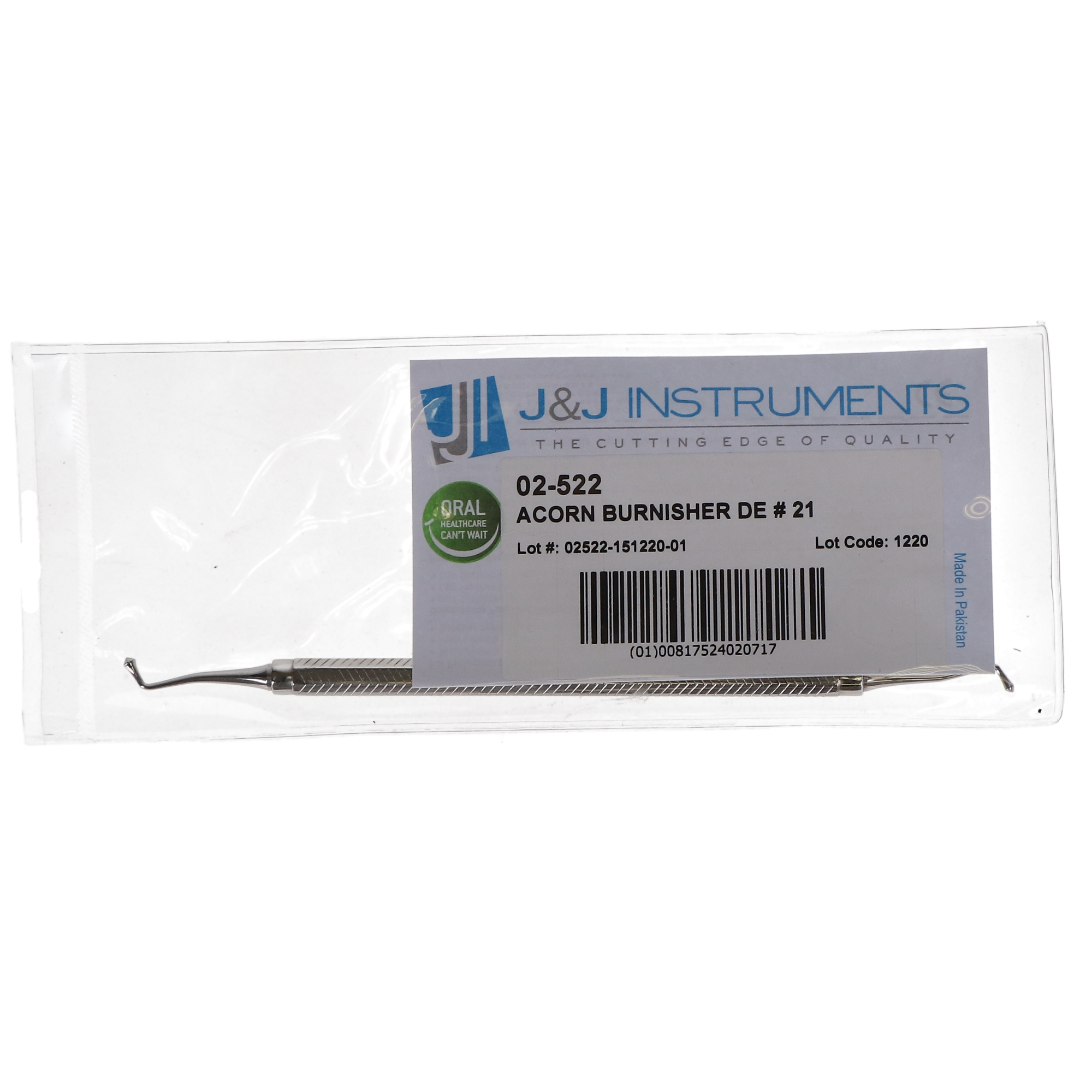 Burnisher, Acorn, Double-End, Octagonal Handle, # 21, 1/Pk, IN02-522 thumbnail 9