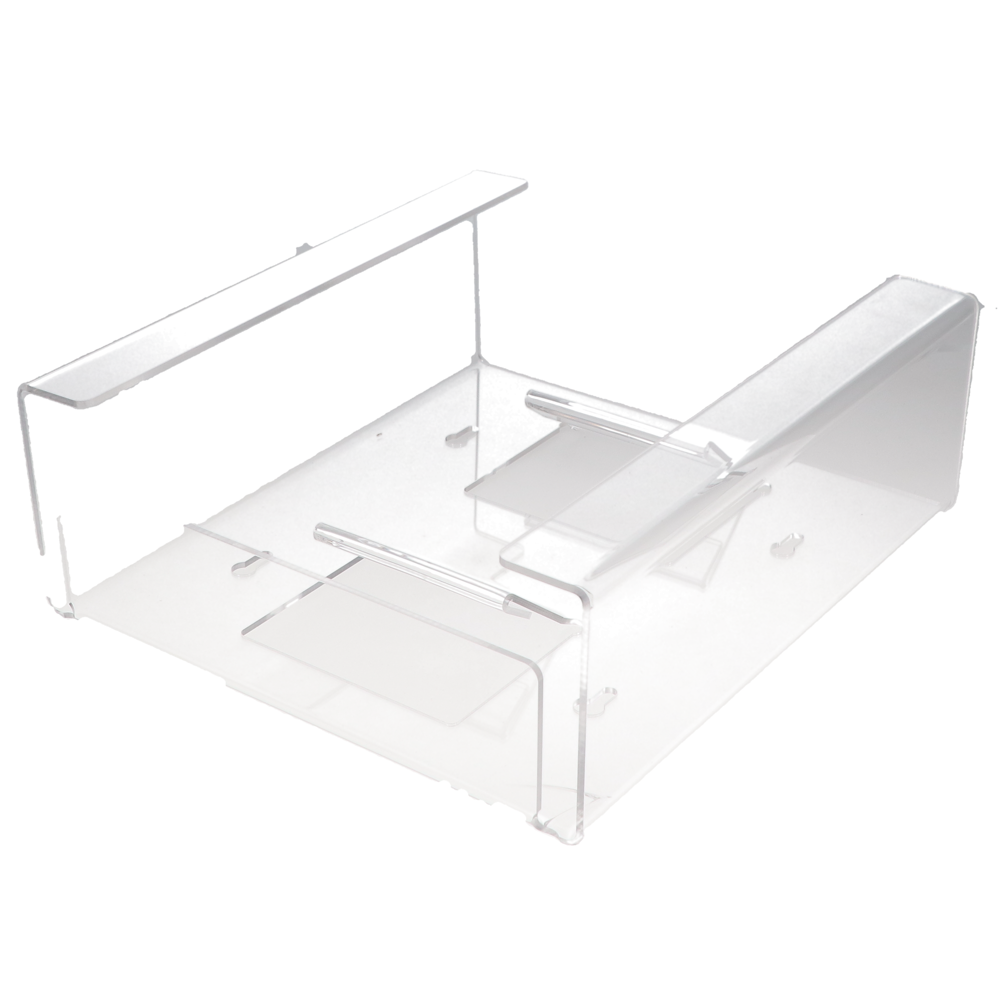 Double Glove Dispenser, Horizontal, Clear, 1/Pk, IC369 thumbnail 3