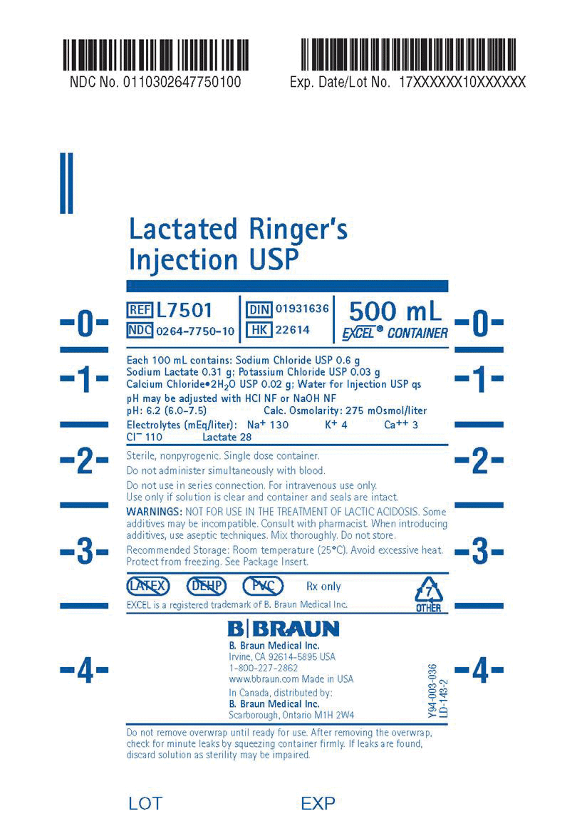 Lactated Ringer's Injections USP 1000mL product image