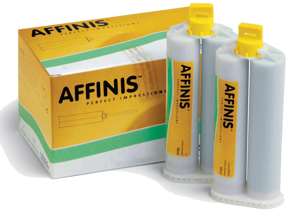 Affinis System 75 Tray A-Silicone Impression Material, Single Pack, MonoBody Loose, 75 ml, Light Blue, 2/Pk, C6547 image