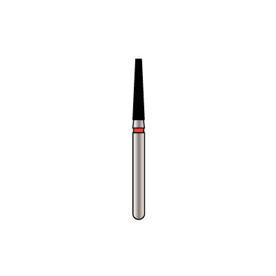 Alpen X1 Diamond Single-Use Bur, FG, Tapered Modified Flat End, # 847R, 1.6 mm, Super Coarse, Black, 25/Pk, X847RSC016 product image