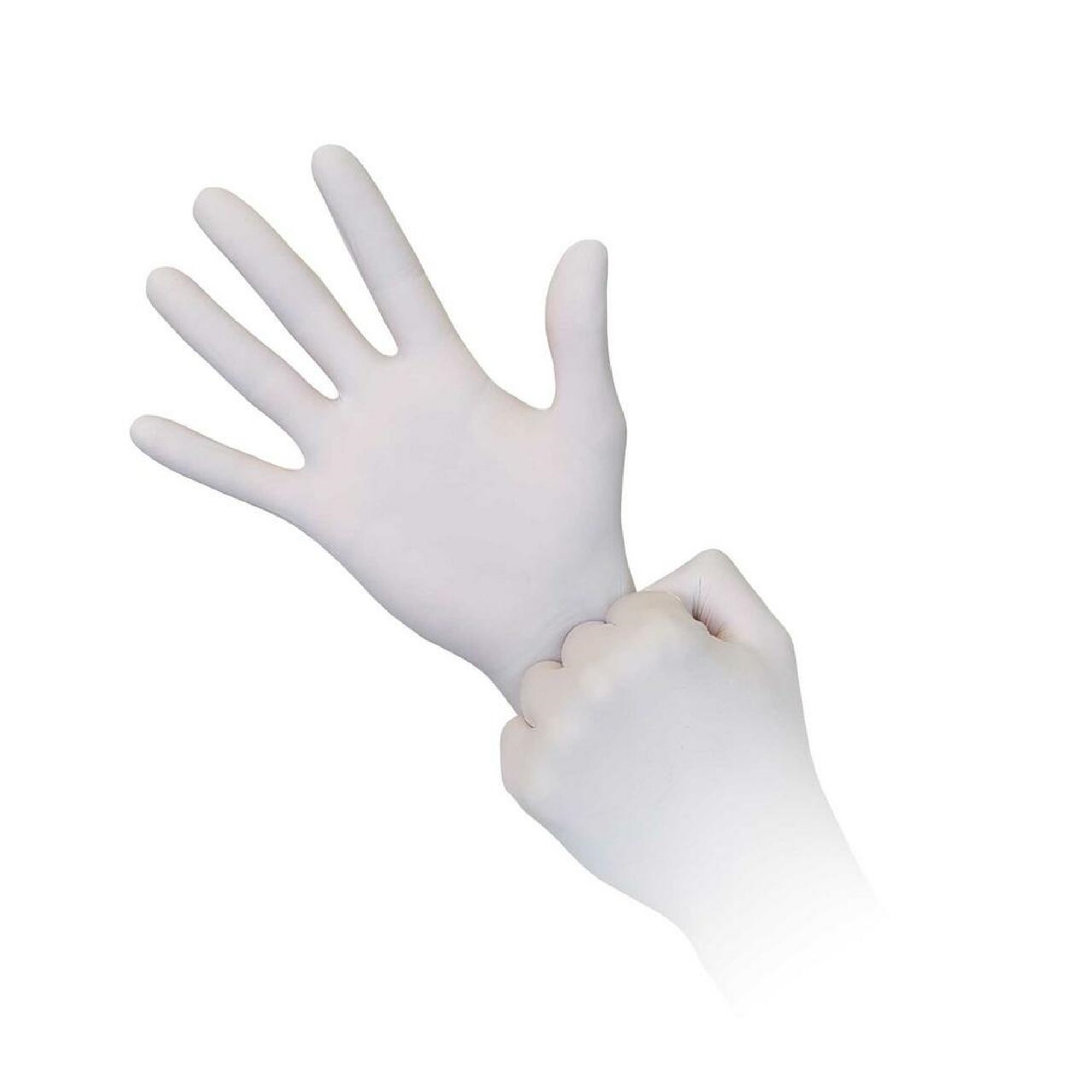 Curve Nitrile Examination Gloves, Powder-Free, # 7, White, 100/Box, 3426 product image