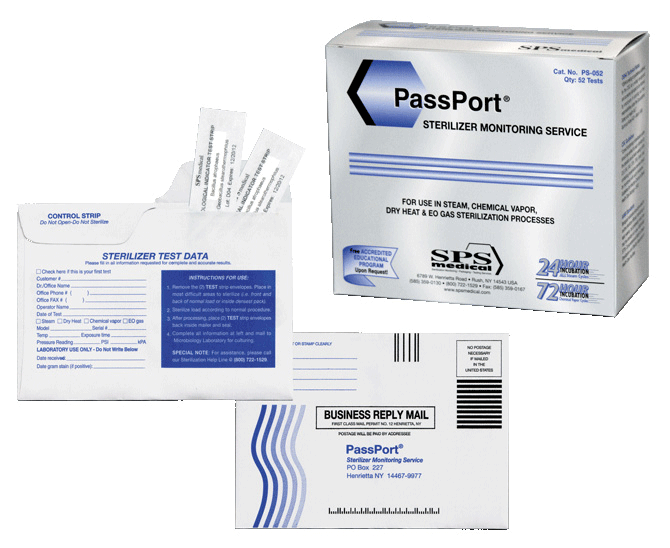 PassPort Sterilizer Monitoring Service, Mail-In, 12/Pk, PS-012 product image