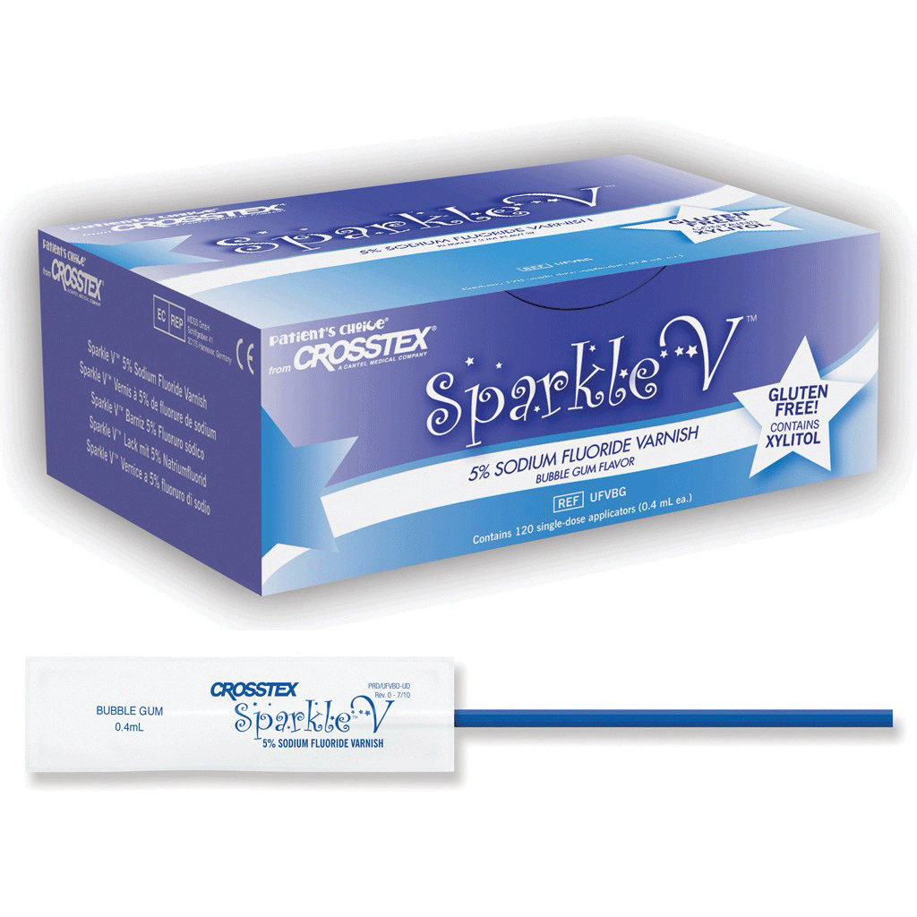 Crosstex - Sparkle V Varnish Mint 120/Bx product image