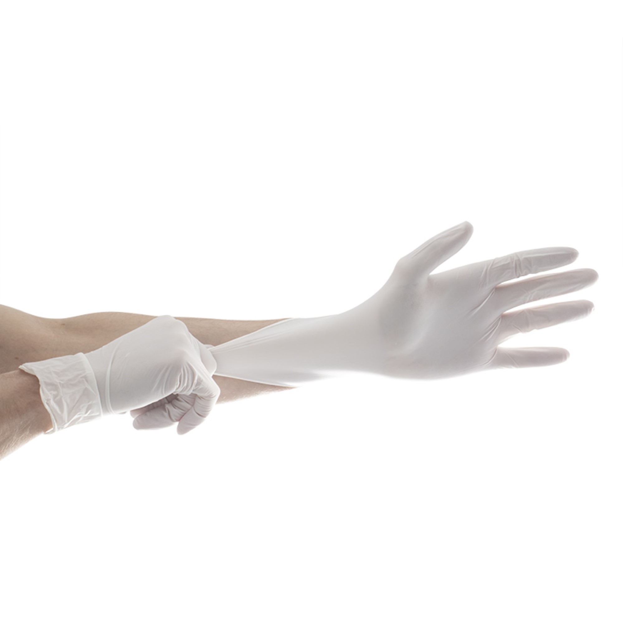 Alasta White PF Nitrile Glove M 100/Bx product image