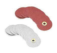 Plastic Discs Brass Center 7/8" Sand X-Fine 50/Pk product image