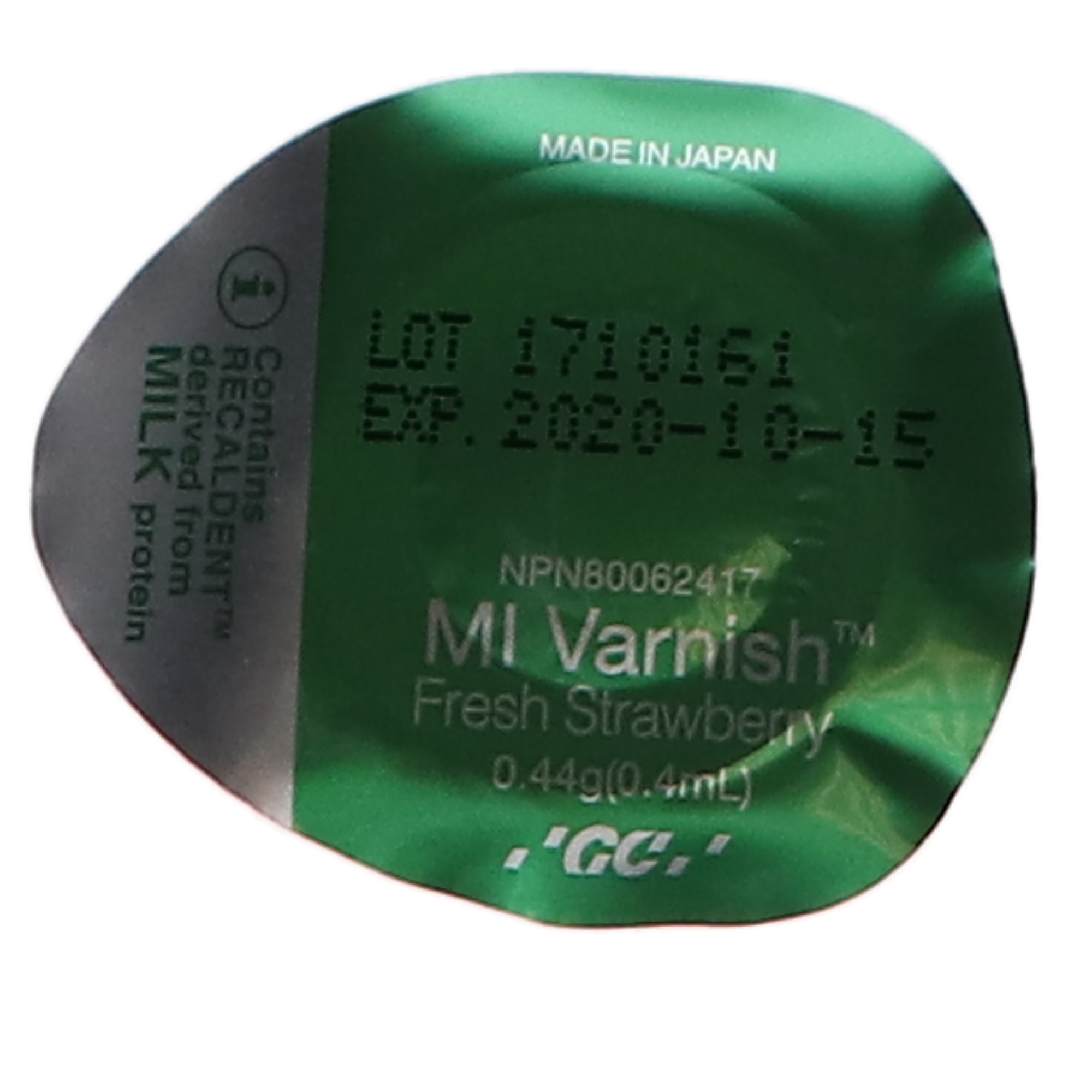 MI Varnish, Unit Dose, 0.40 ml, Fresh Strawberry, 50/Pk product image