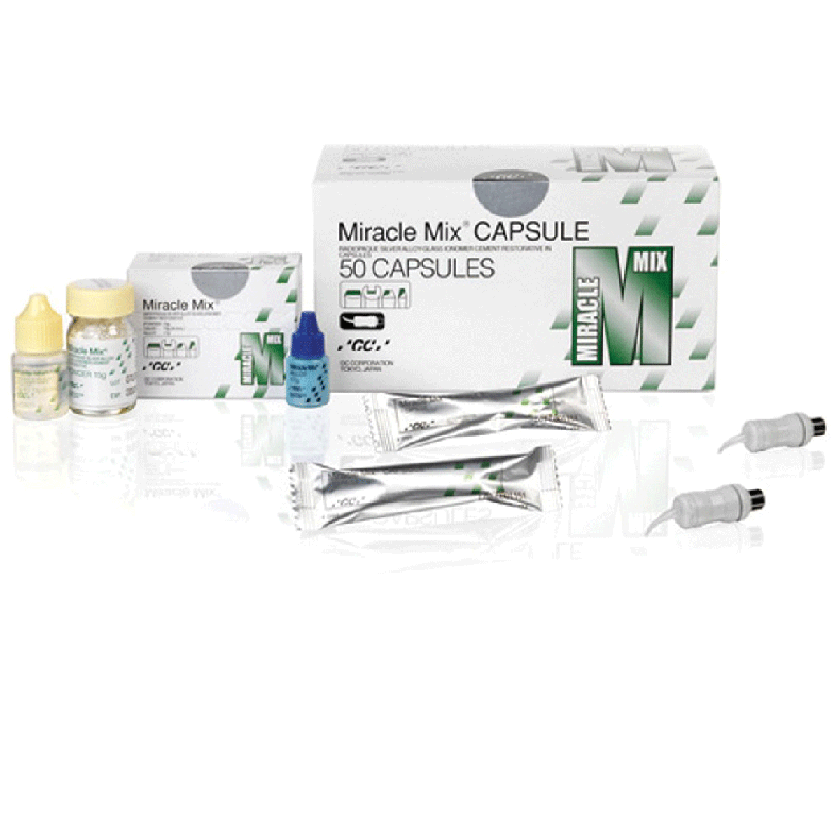 Miracle Mix Metal-Reinforced Core Build-Up Material, Triple-Cure, Powder, 17 g/Bt, 1/Pk thumbnail 9