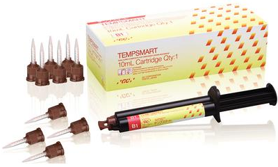 Tempsmart Temporary Crown &amp; Bridge Material, Cartridge, 10 ml, B1, 1/Pk product image