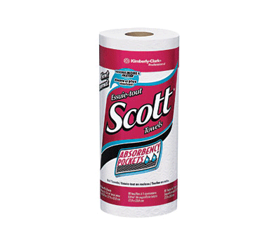 Scott, Scott Kitchen Roll Paper Towels, 11" x 8.78", White, 20 Rolls/Case thumbnail 22