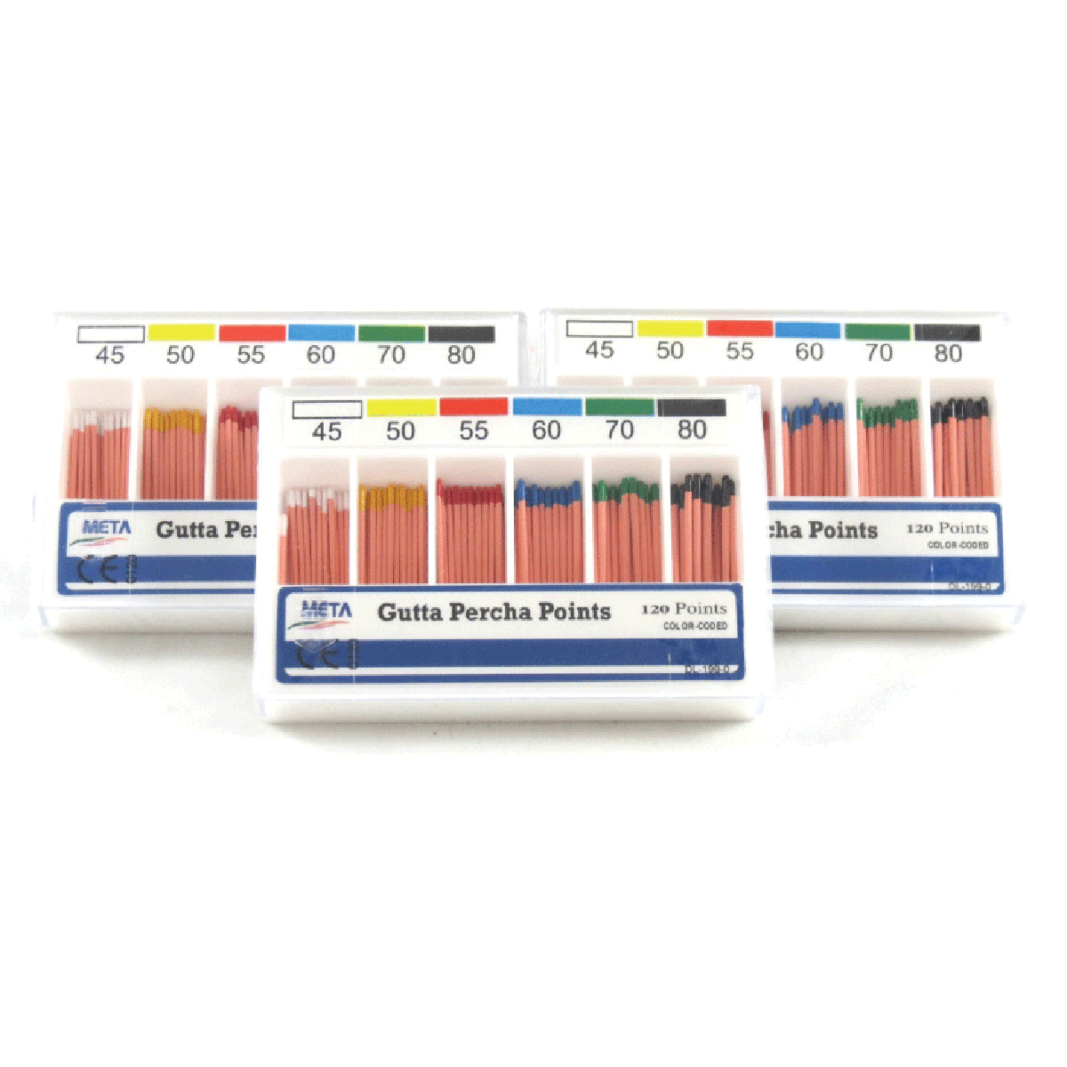 Standardized Gutta Percha Points, Compartment, 0.02 Taper, # 25, Red, 100/Pk, 12650 thumbnail 5