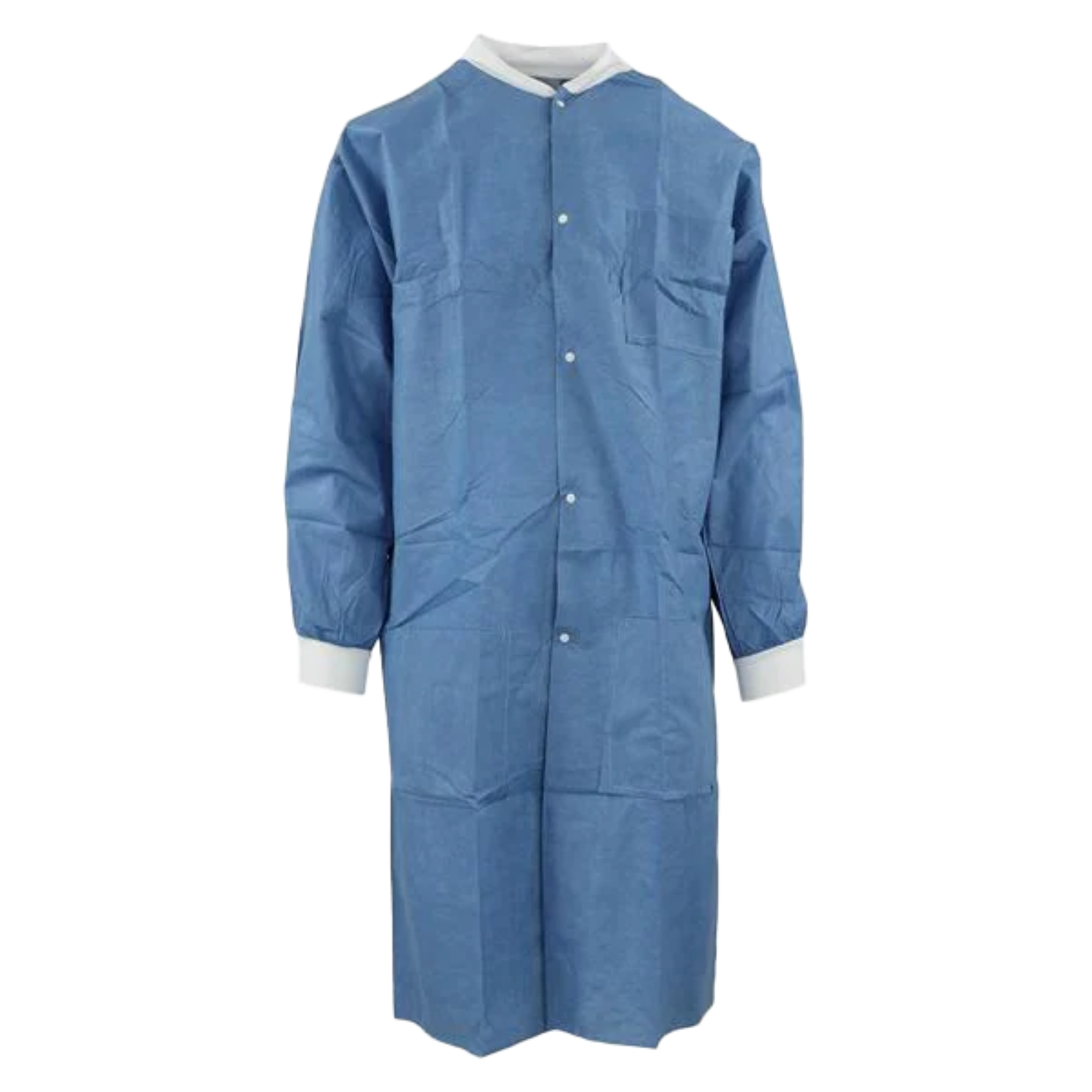 SafeWear Hi-Perform Lab Coat Deep Blue 2XL 12/Pk, 8107-E product image