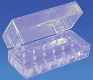 Plexiglass Bur Block, 36-Hole, RA, Clear, 1/Pk product image